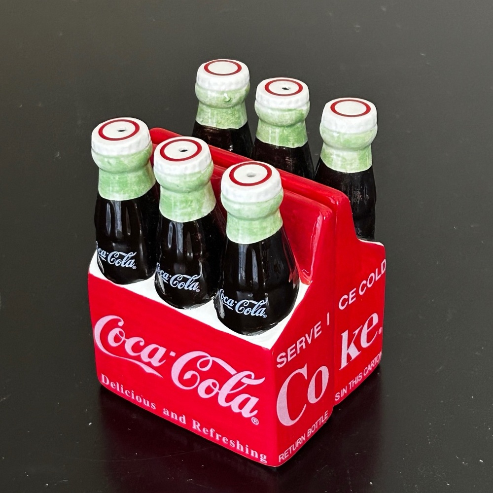Coca-Cola Salt & Pepper Shakers.  (Retired Item)